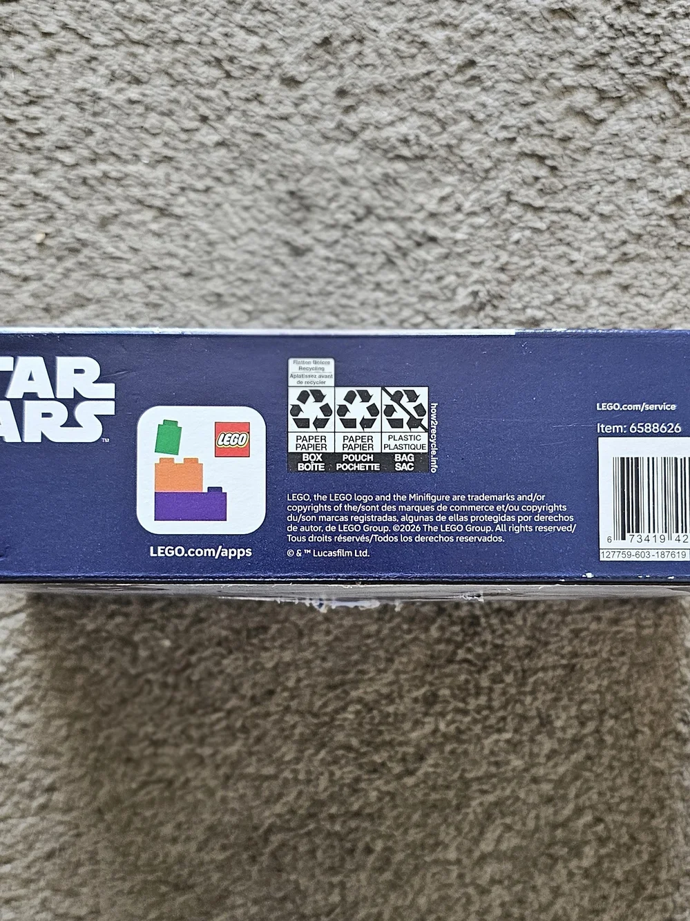 Lego official star